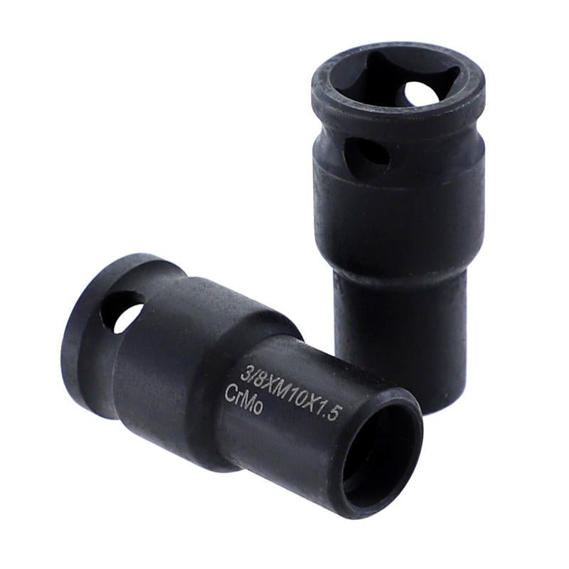 3Pcs 6mm/8mm/10mm Socket Adapter Cr-Mo Socket Holder 3/8 Inch Square Driver Bolt Driver for Hanger Bolts Thread Tools