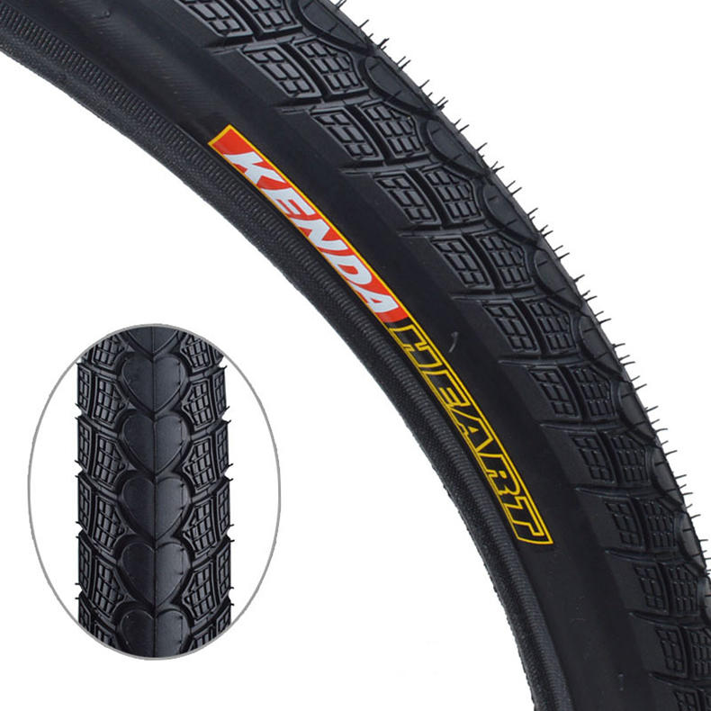 26*1.95 Mountain Bike Tire 40-65PSI Heart-shaped Soft Side Tyres Reflective
