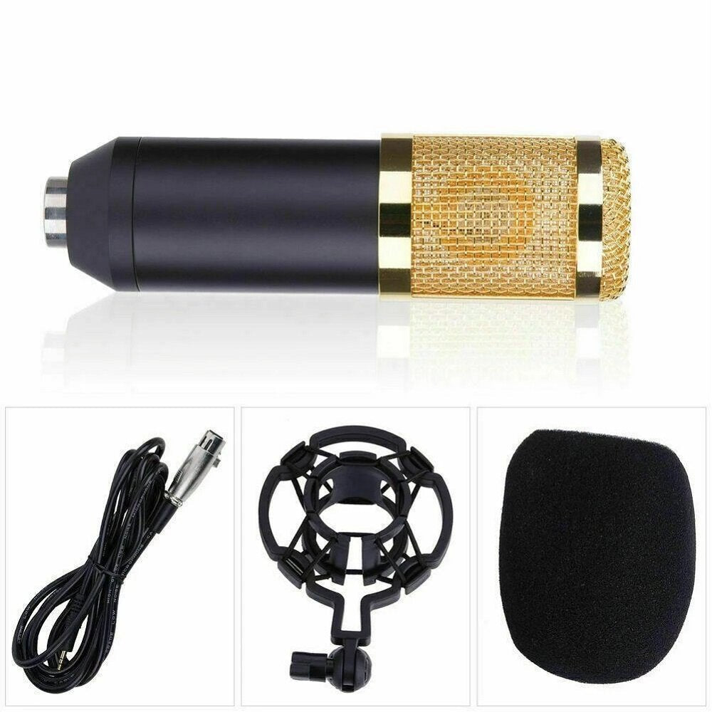 Live Microphone Sound Card Bracket Set Anchor Link Tripod Stand Fantoomvoeding Equipment