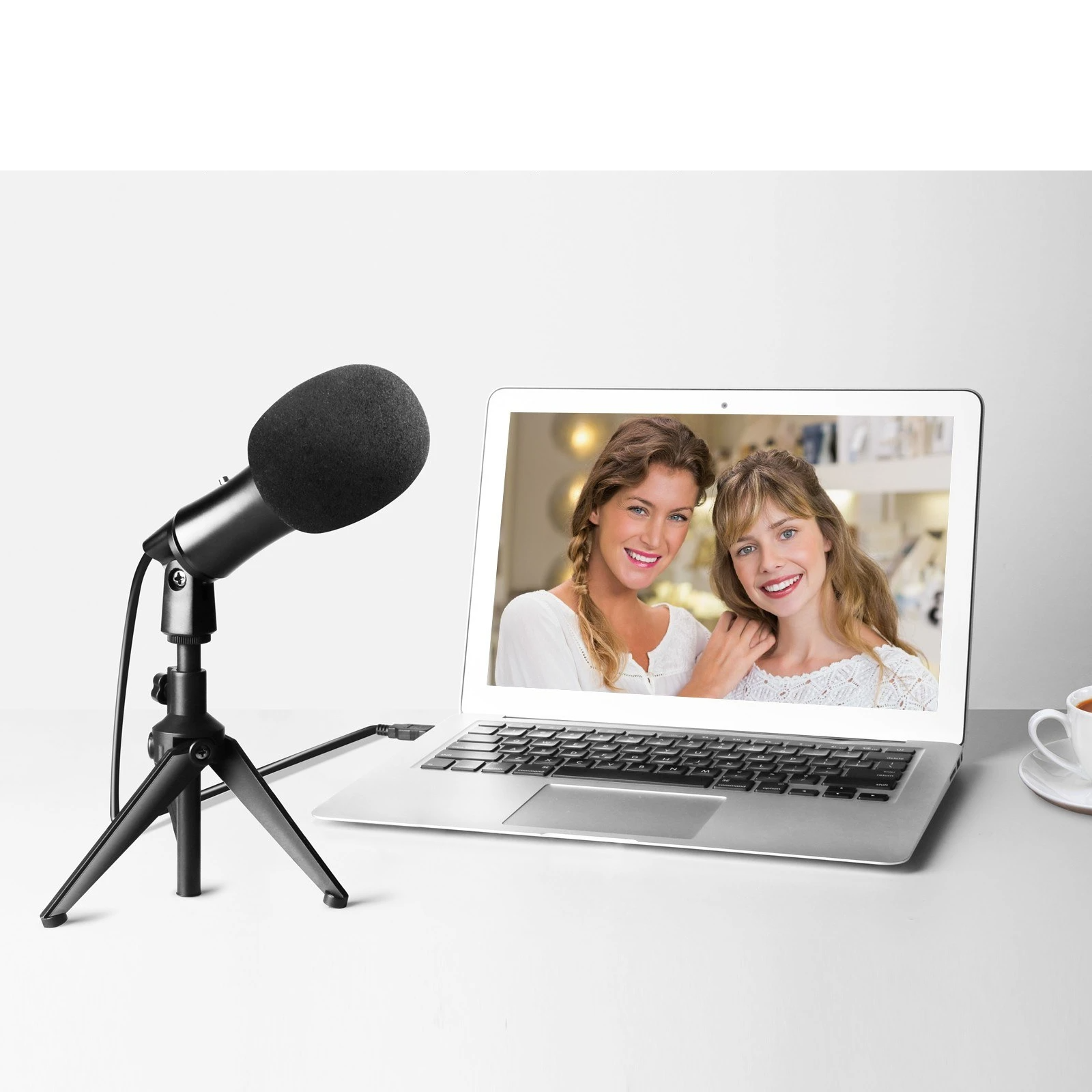 Wired USB Microphone for Computer Laptop Condenser Mic