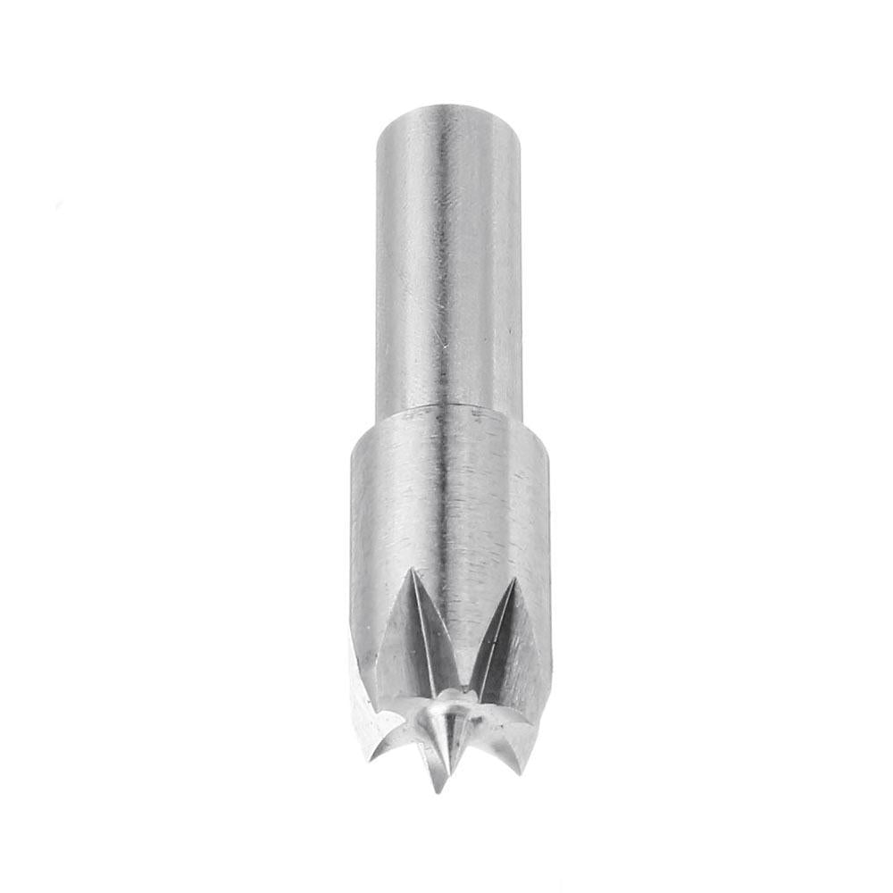 6mm Shank Stainless Steel Plum Blossom Thimble Drill Bit Dead Center for Mini Lathe Machine