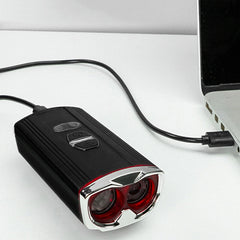 Bicycle Headlight Five Modes USB Charging Strong Flashlight Headlight Rotatable Waterproof Bicycle Induction Headlight