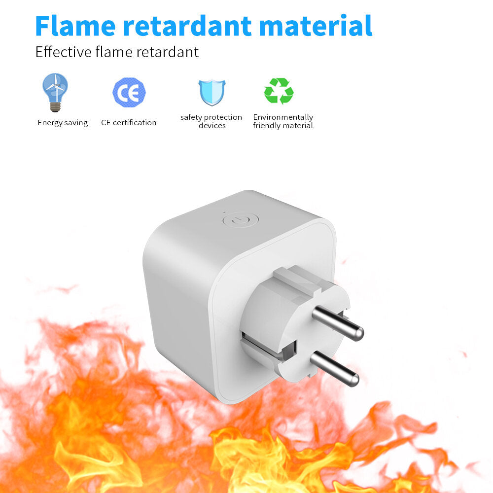 2 in 1 433Mhz Smart EU Plug Wall Switch AC 85-240V Smart Wall Smart Switch APP Vioce Control Work With Amazon Alexa The Google Assistant