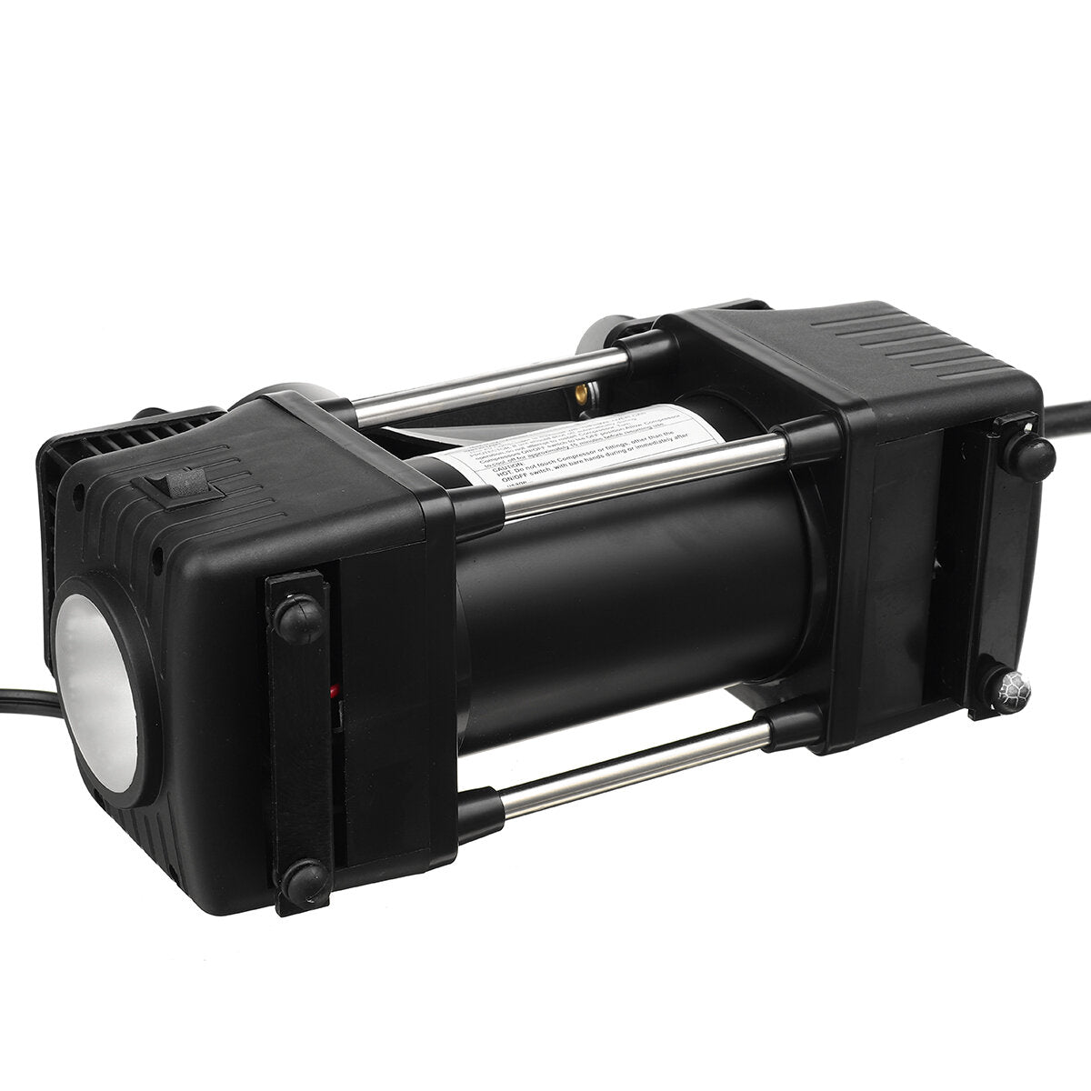 12V 150PSI Dual Cylinder Car Tire Inflator Portable Auto Air Compressor Pump Smart Preset Inflation with LED Light