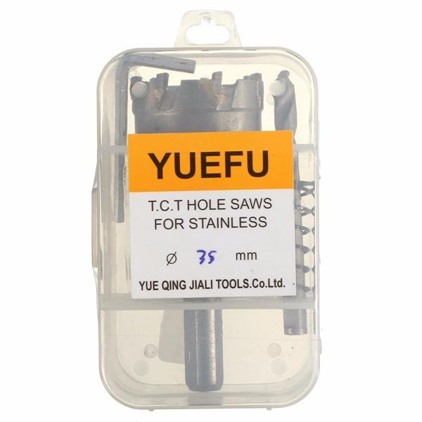 25mm - 45mm Carbide Tip Metal Cutter Hole Saw with Wrench/ Twist Drill Bit