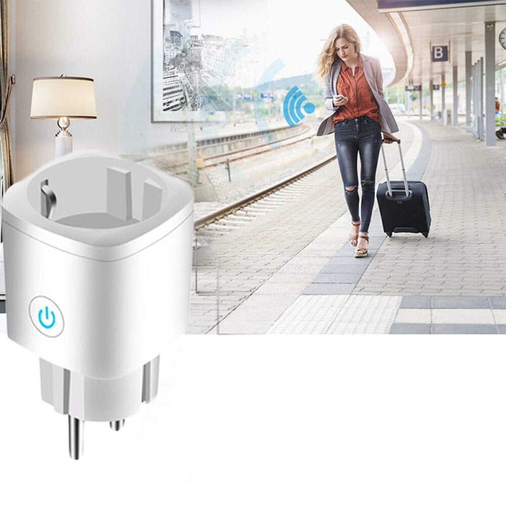 Smart Plug Mini Wifi Outlet Works with Alexa Google Home Tuya Smart Life APP Remote Control Supports 2.4GHz Network Home Smart Device