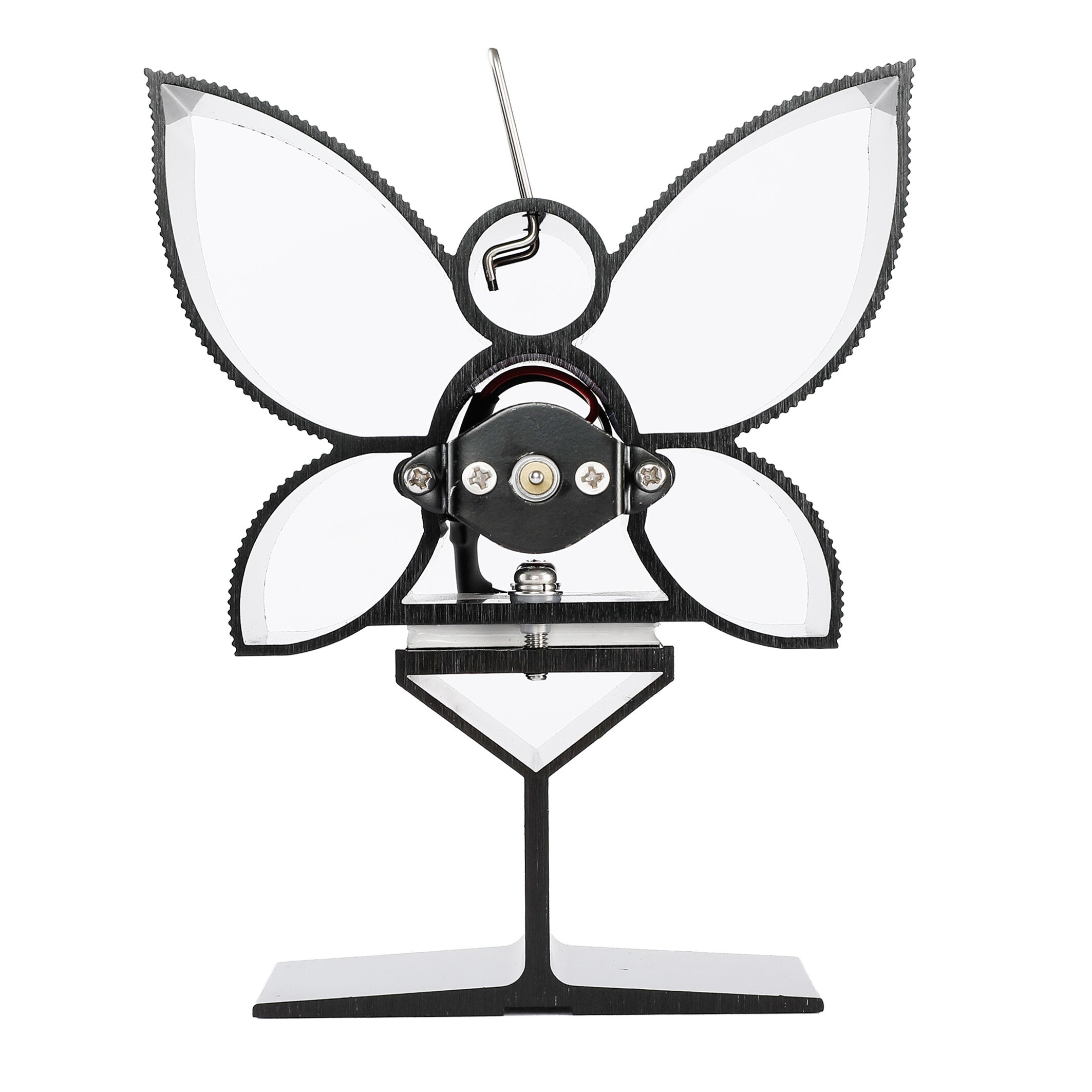 5 Blades Fireplace Fan Eco Friendly Quiet Wood Burner Stove Fan Thermal Heat Power Fan Home Christmas Gift