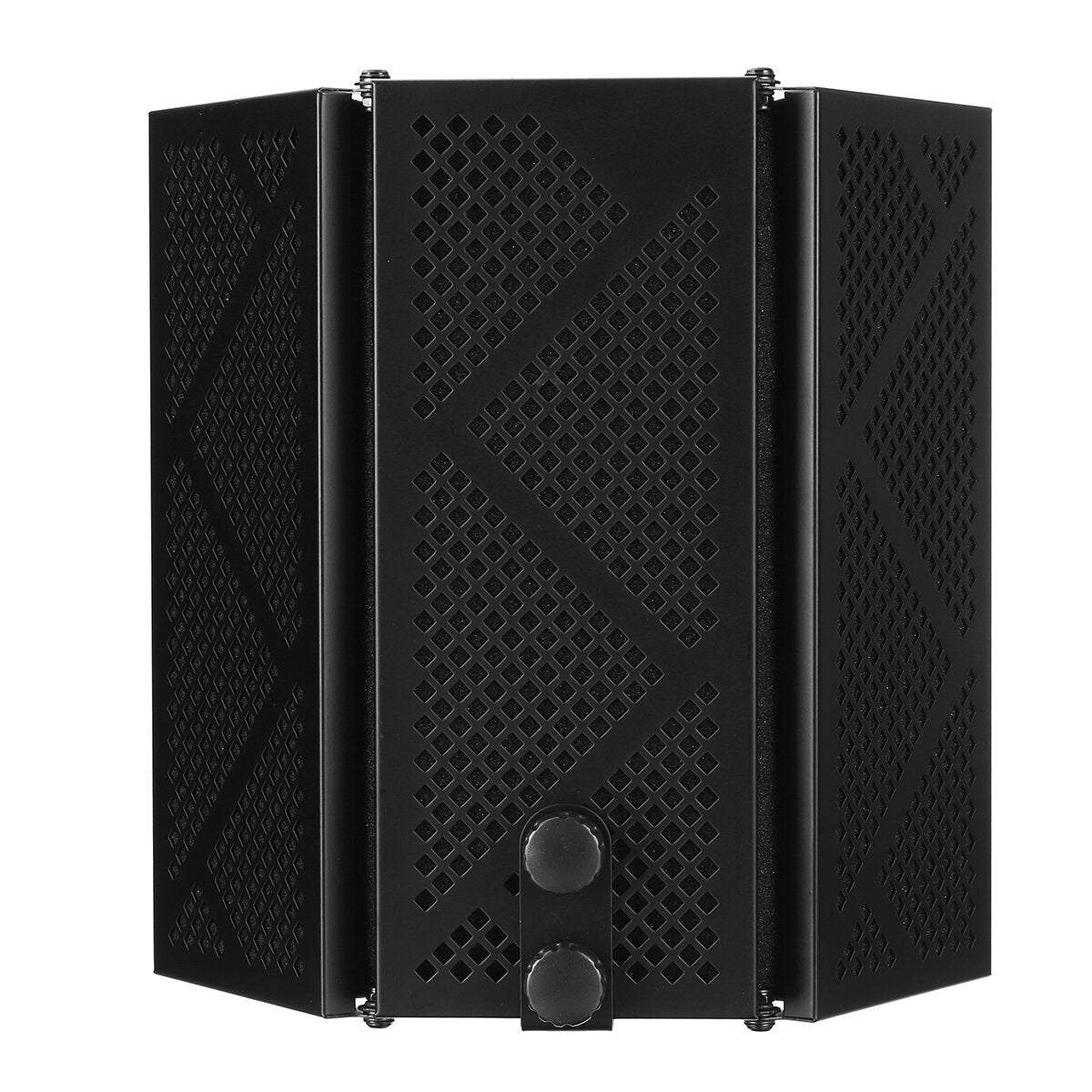 Foldable Microphone Acoustic Isolation Shield Foams Studio Three-door Noise Enclosure Panel Filter