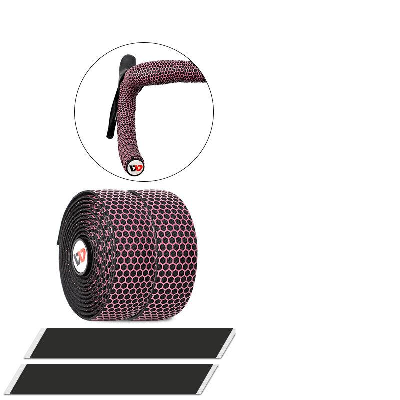 Bike Handlebar Tape Road Bicycle Anti-slip Silica Gel EVA Shock Absorption Handle Bar Tape Cycling Wrap End Plug