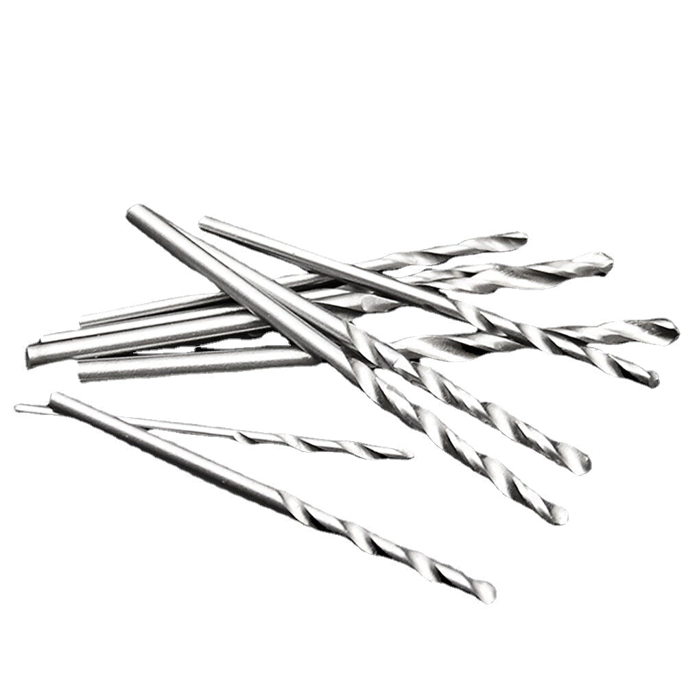 10pcs 0.5-3.0mm Drill Bit HSS Round Shank Twist Tools For Woodworking Repair Tool