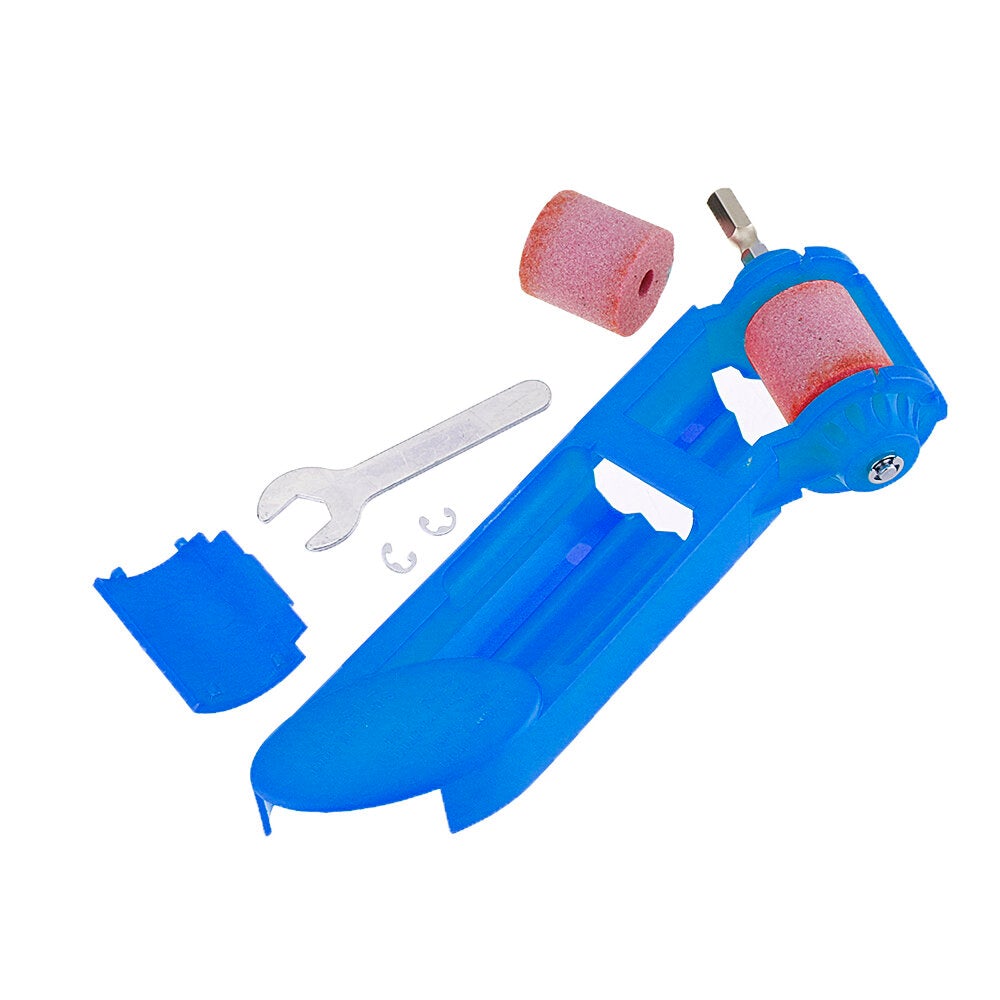 Portable Corundum Grinding Wheel Drill Bit Sharpener for Electric Drill with Extra Stone