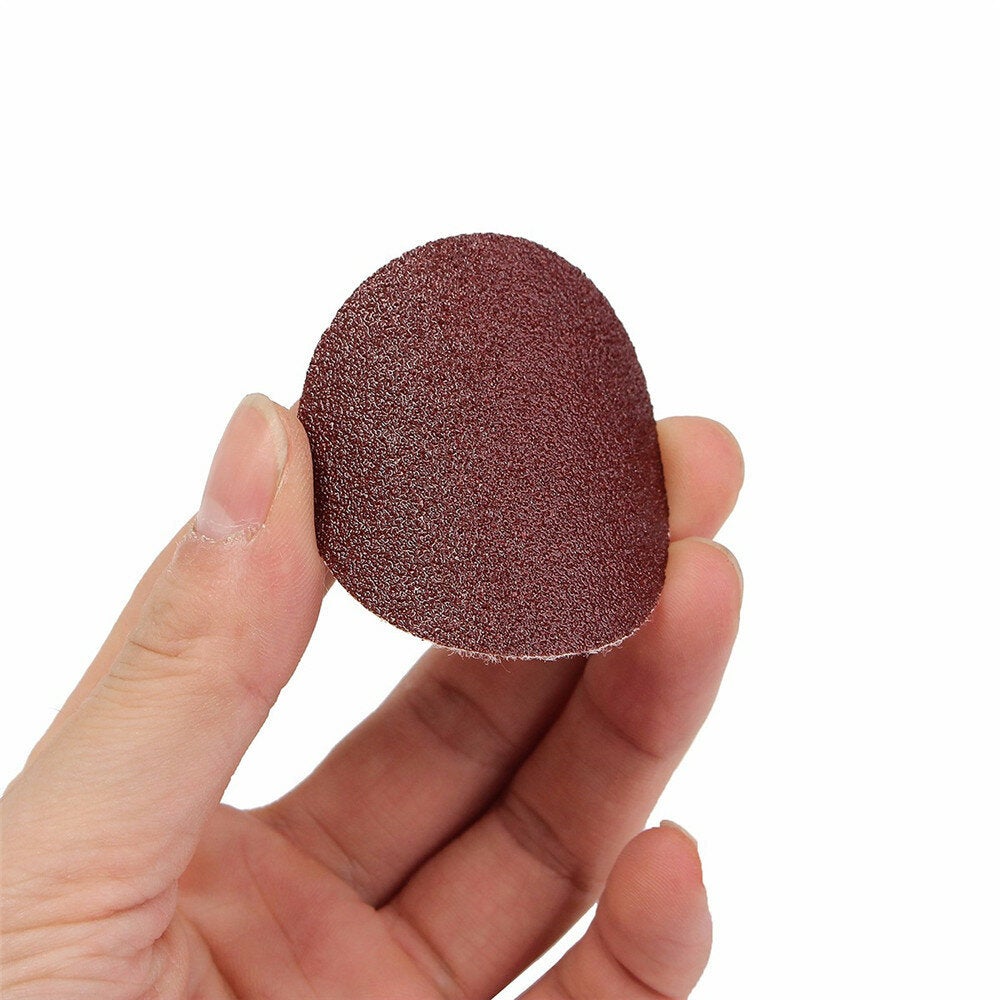 2 Inch 50mm Hook and Loop Sanding Pad 3mm Shank with 60pcs Sandpaper