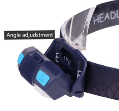 650LM XPE+2* LED 5 Modes Headlamp 950mAh Battery USB Interface Motion Sensor LED Headlamp