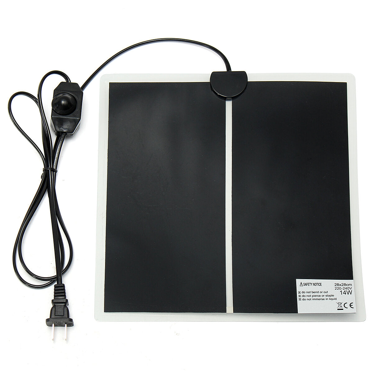 220V Reptile Pet Vivarium Heater Brooder Incubator Heat Mat Heating Pad Terrarium Floor Foil Reptiles