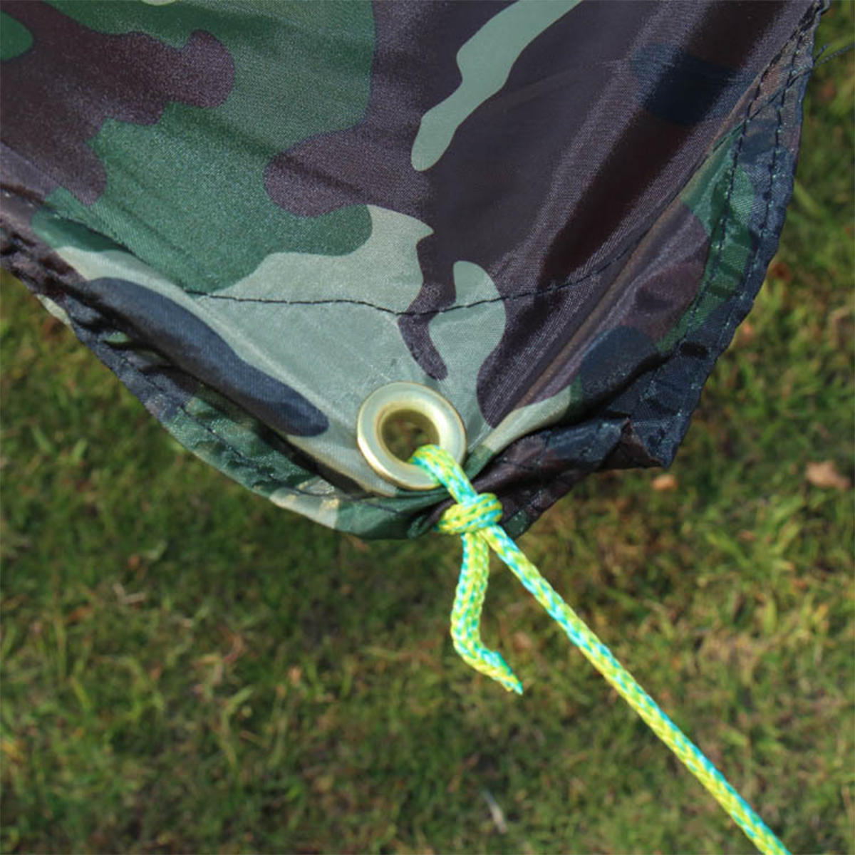 Polyester Waterproof Tent Sunshade Waterproof Camping Fishing Awning Picnic Mat Canopy Ground Nail Wind Rope