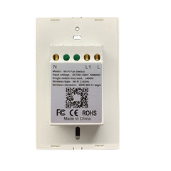 Smart Wifi Touch Fan Switch US Standard Remote Control Switch Compatible with Amazon Alexa Google Home WF-FS011