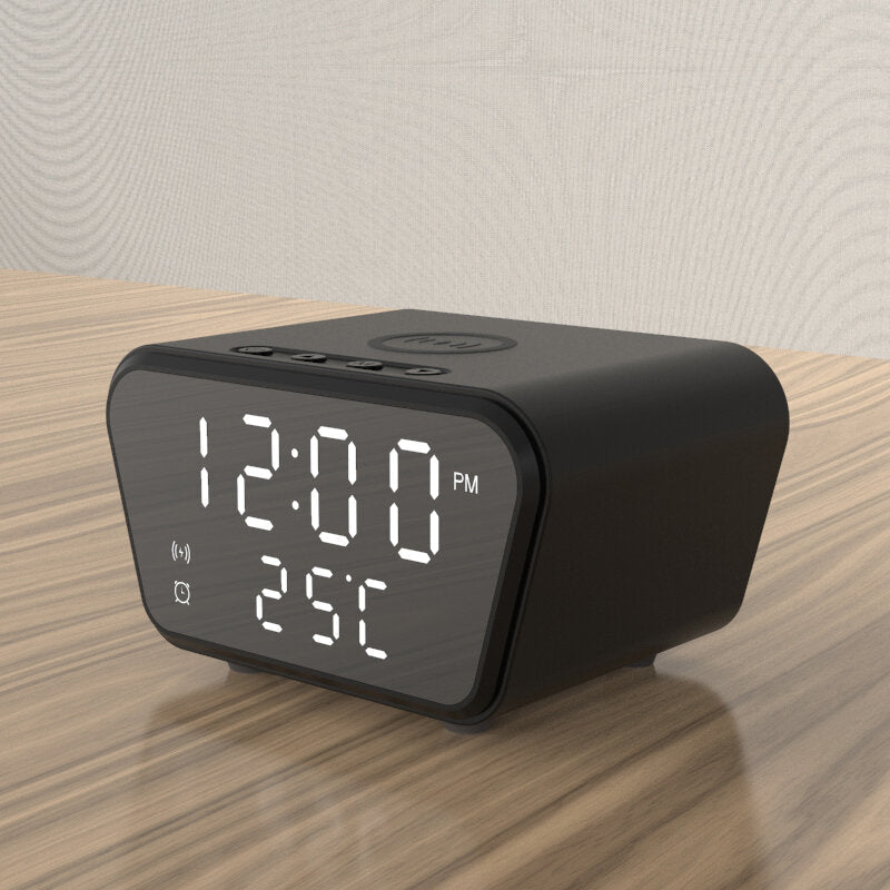 Smart Alarm Clock Wireless Charger Fast Charging Pad for iPhone 12 Pro Max for Samsung Galaxy Note S20 ultra Huawei Mate 40 OnePlus 8 Pro