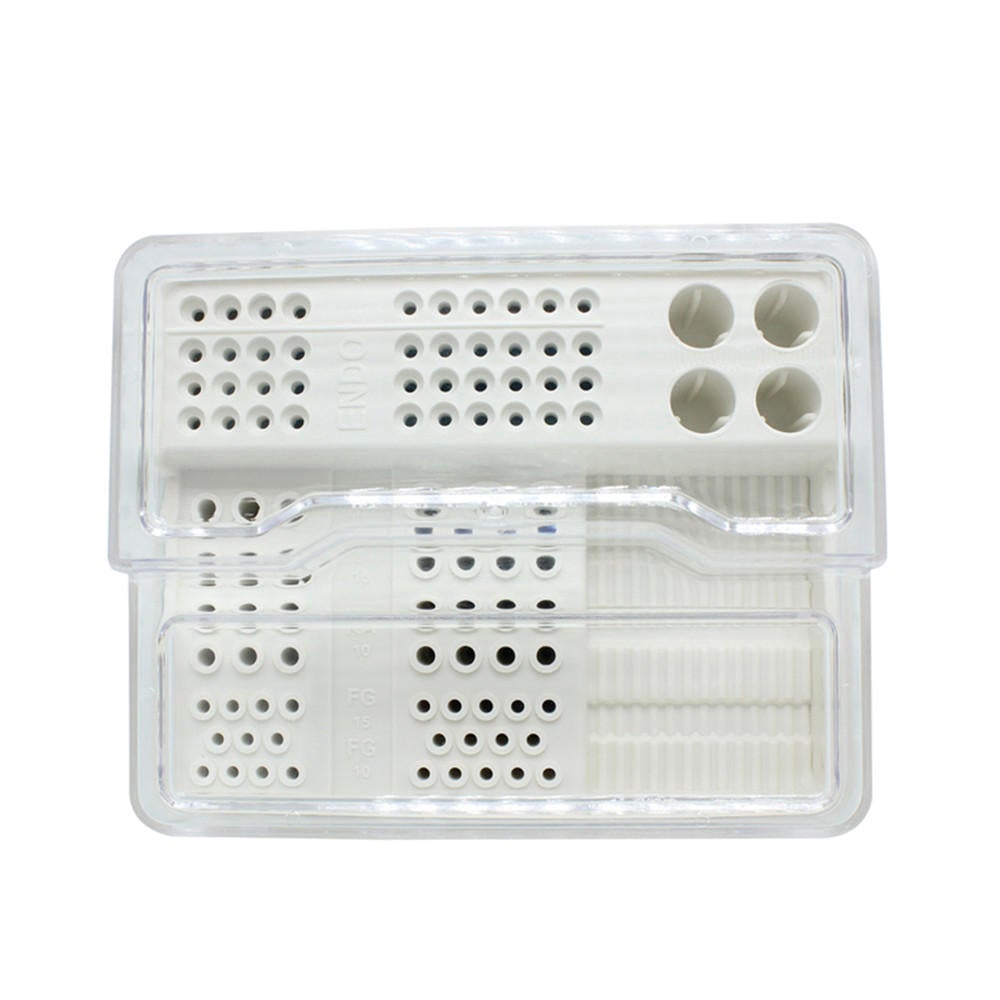 Dental Tools Dental Endo Box Endodontics Disinfection Storage Organizer For RA FG HP