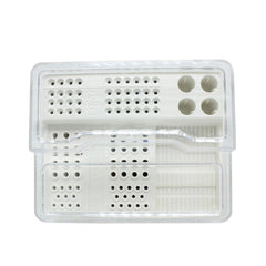 Dental Tools Dental Endo Box Endodontics Disinfection Storage Organizer For RA FG HP