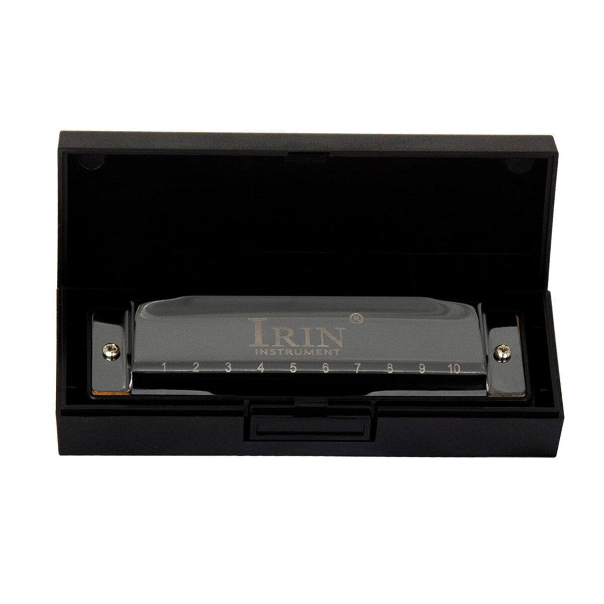 Professional 10 Holes 20 Note Key of C Harmonica Mouth Organ w/ Case