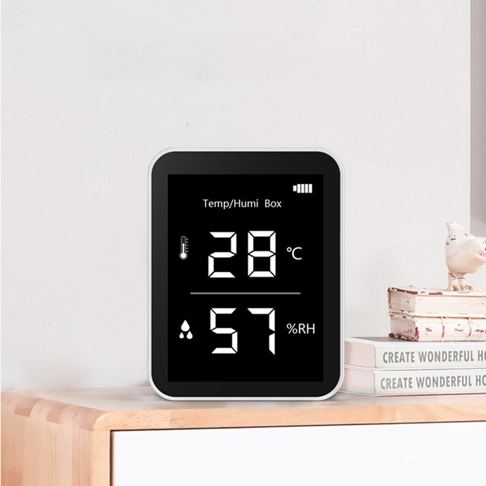 Household Air Quality Monitor Temperature Humidity Display Detector PM2.5 Tester Data Logger Recorder External Sensor