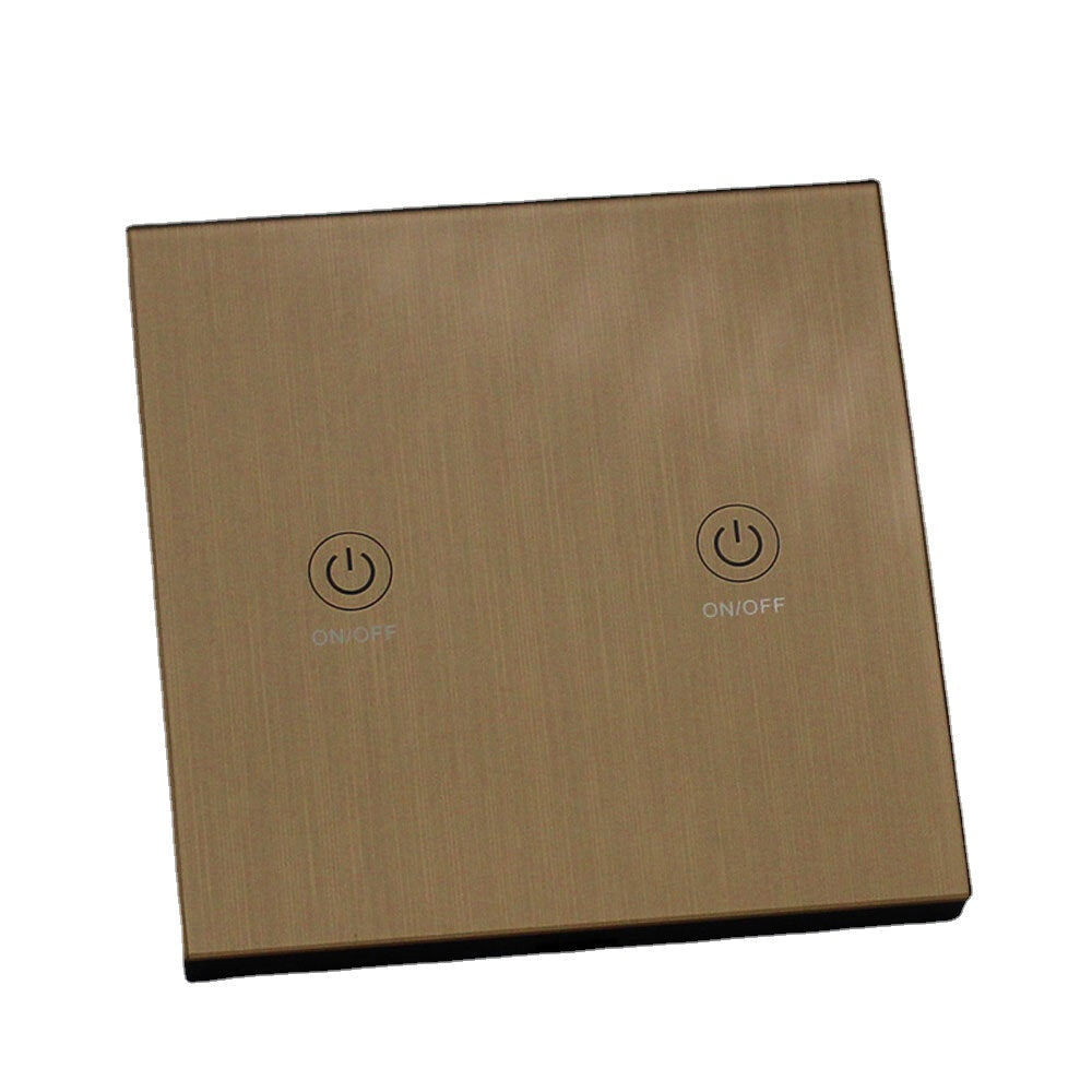 Wall Touch Remote Control Switch Wireless RF Transmitter Tempered Glass Panel 1 Channel 433MHz 86