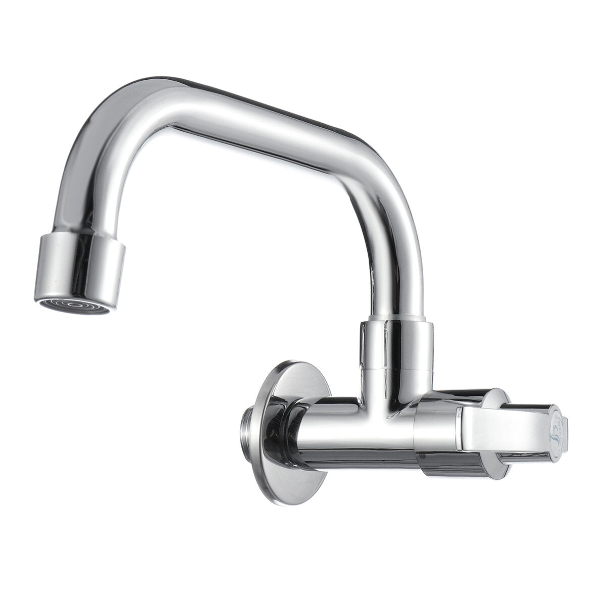360 Degree Rotation Single Cold Faucet Brass Kitchen Sink