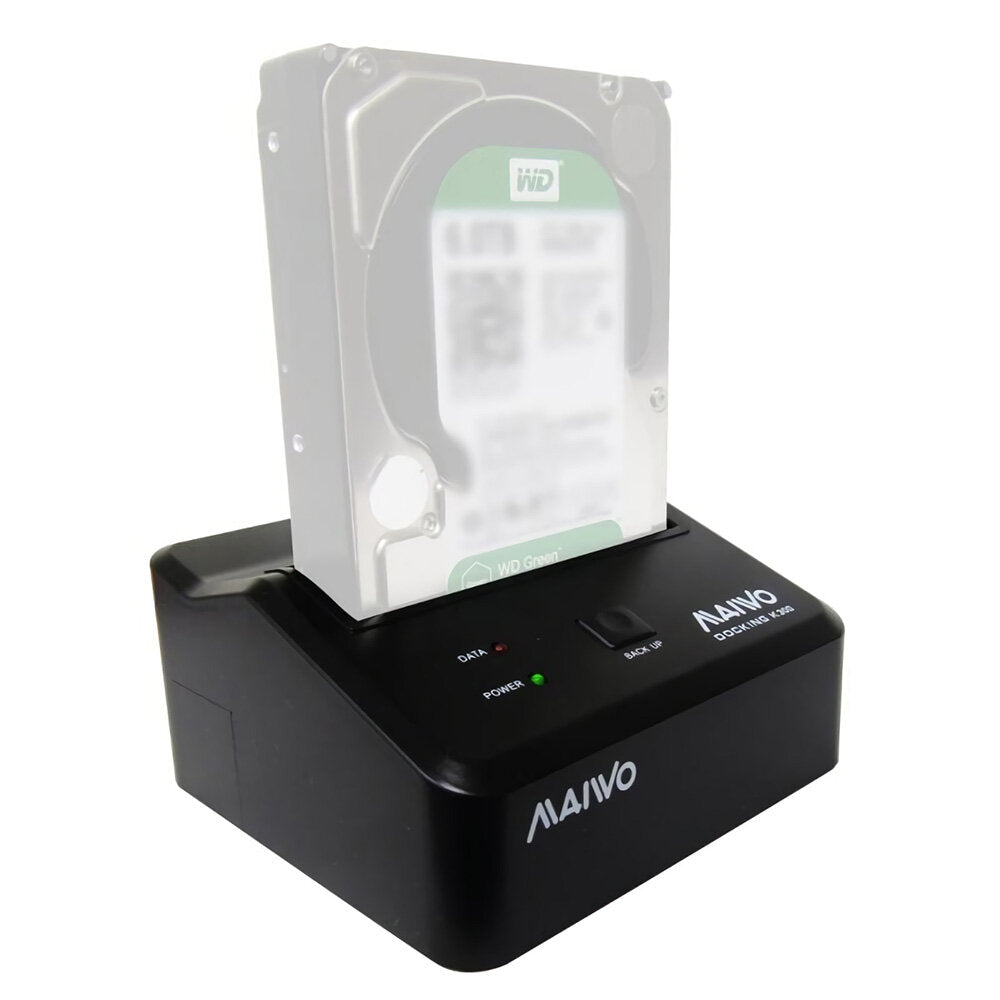 USB3.0 to SATA Docking Station Hard Drive Enclosure Base for 2.5/3.5" HDD SSD Hard Drive