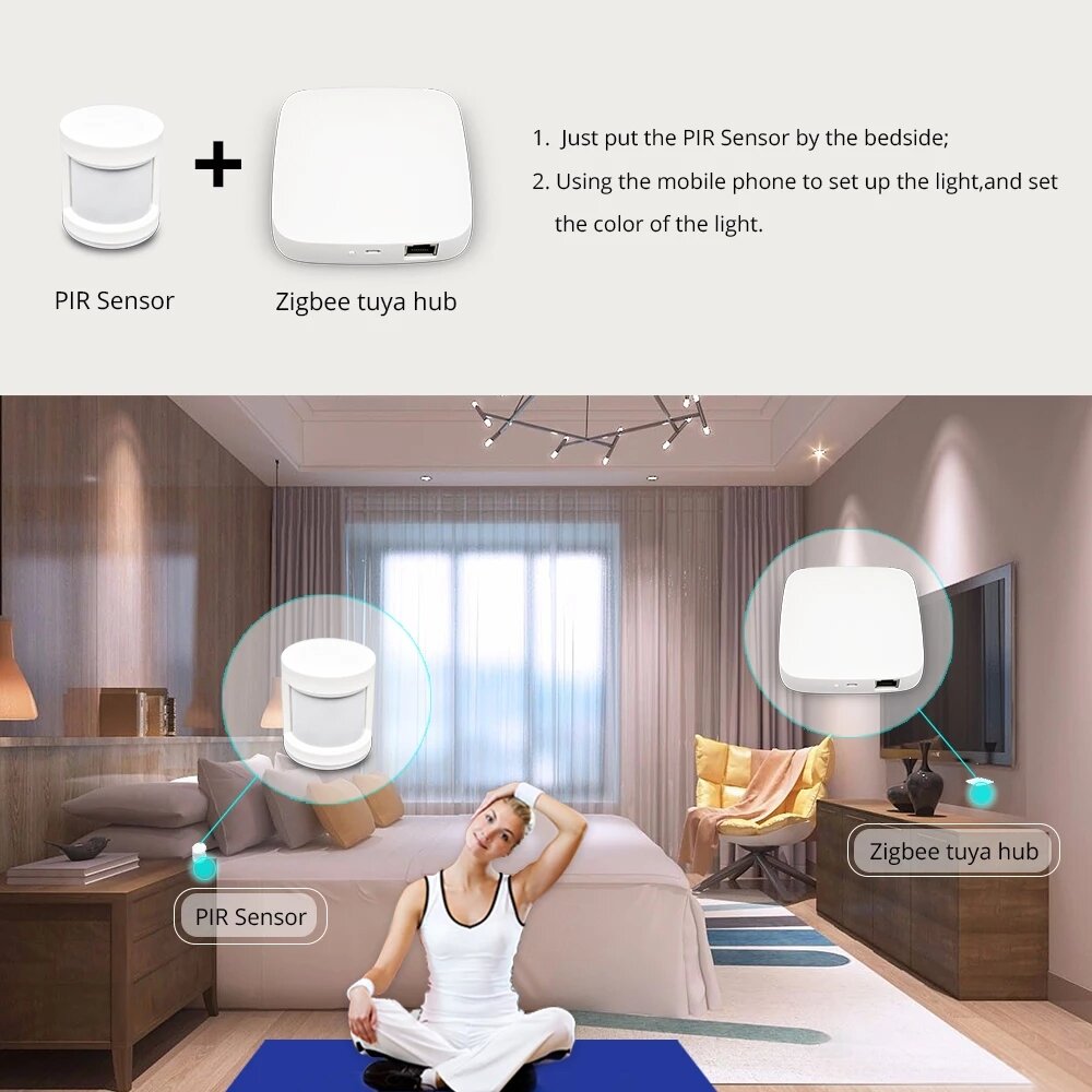 Modern WiFi Smart Life Curtain Driver Robot With Alexa Google Home Control For Roman Rods