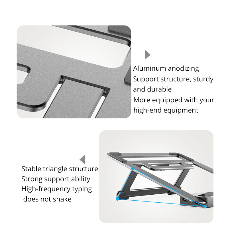 Multifunctional 12-IN-1 Type-C Docking Station Converter With Macbook Cooling Holder
