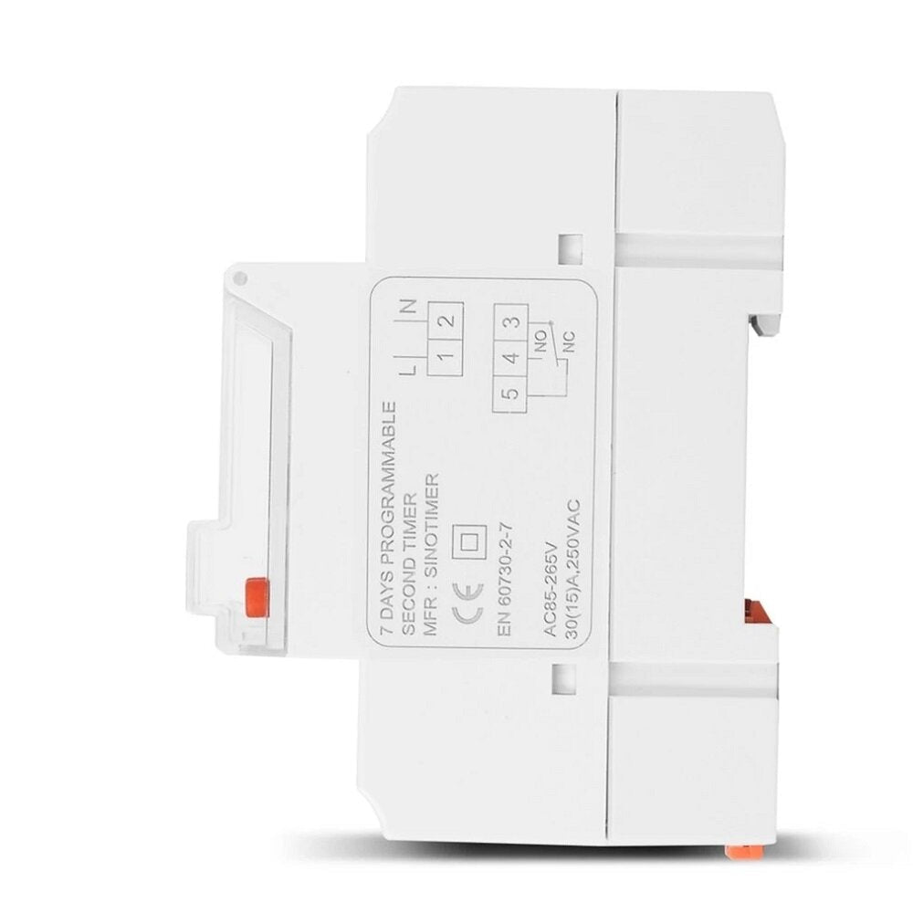 LCD Backlight Display TM928 Rail Timer 1 Second Min Interval 7 Days Programmable Rail Timer,85-265V 16A/30A