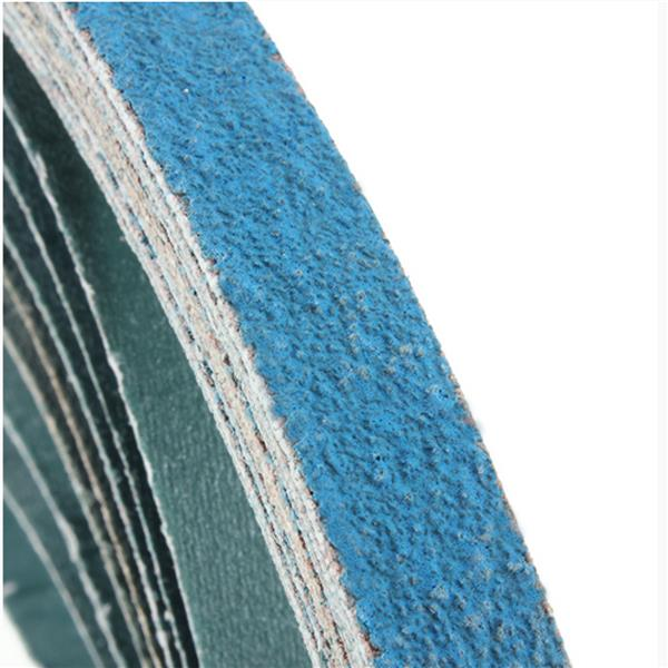 10Pcs 40 to 80 Grit Zirconia Sanding Belts 13x457mm Abrasive Grinding Tool