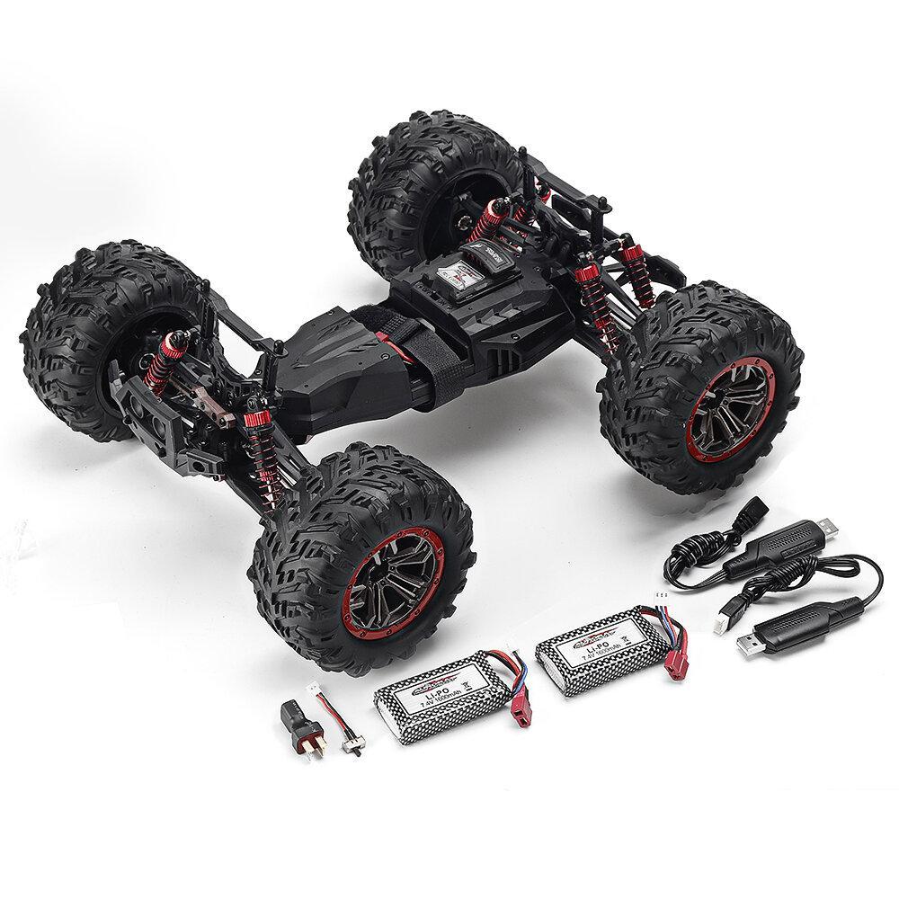 With Two Battery Motor 1/10 2.4G 4WD 46km/h RC Car Vehicles Short Course Truck Model