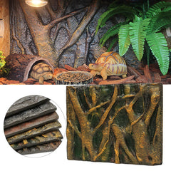 3D Foam Rock Reptile Aquarium Fish Tank Background Backdrop Board Decorations