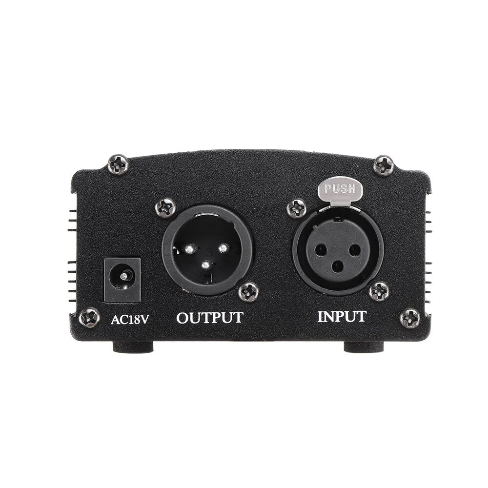 48V Phantom Power For BM 800 Condenser Microphone Studio Recording Karaoke Supply Equipment EU/US Plug Audio Adapter DC Power