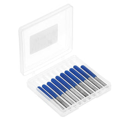 10pcs 3.175mm Shank 10 Degree 0.1/0.2/0.3mm Tip Tungsten Steel Engraving Bit CNC Tool