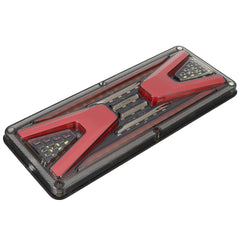 2PCS 24V Flowing Rear Tail Light Turn Signal Brake Reverse Lamp