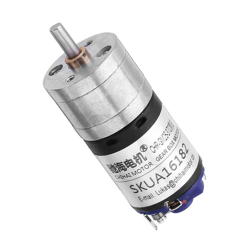 12V 2000rpm 1:10 Ratio DC Motor High Speed Strong Magnetic Reduction Motor