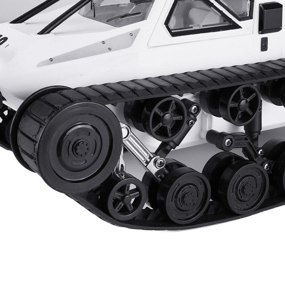 Drift RC Tank Car RTR with Two Batteries with LED Lights 2.4G High Speed Full Proportional Control RC Vehicle Models