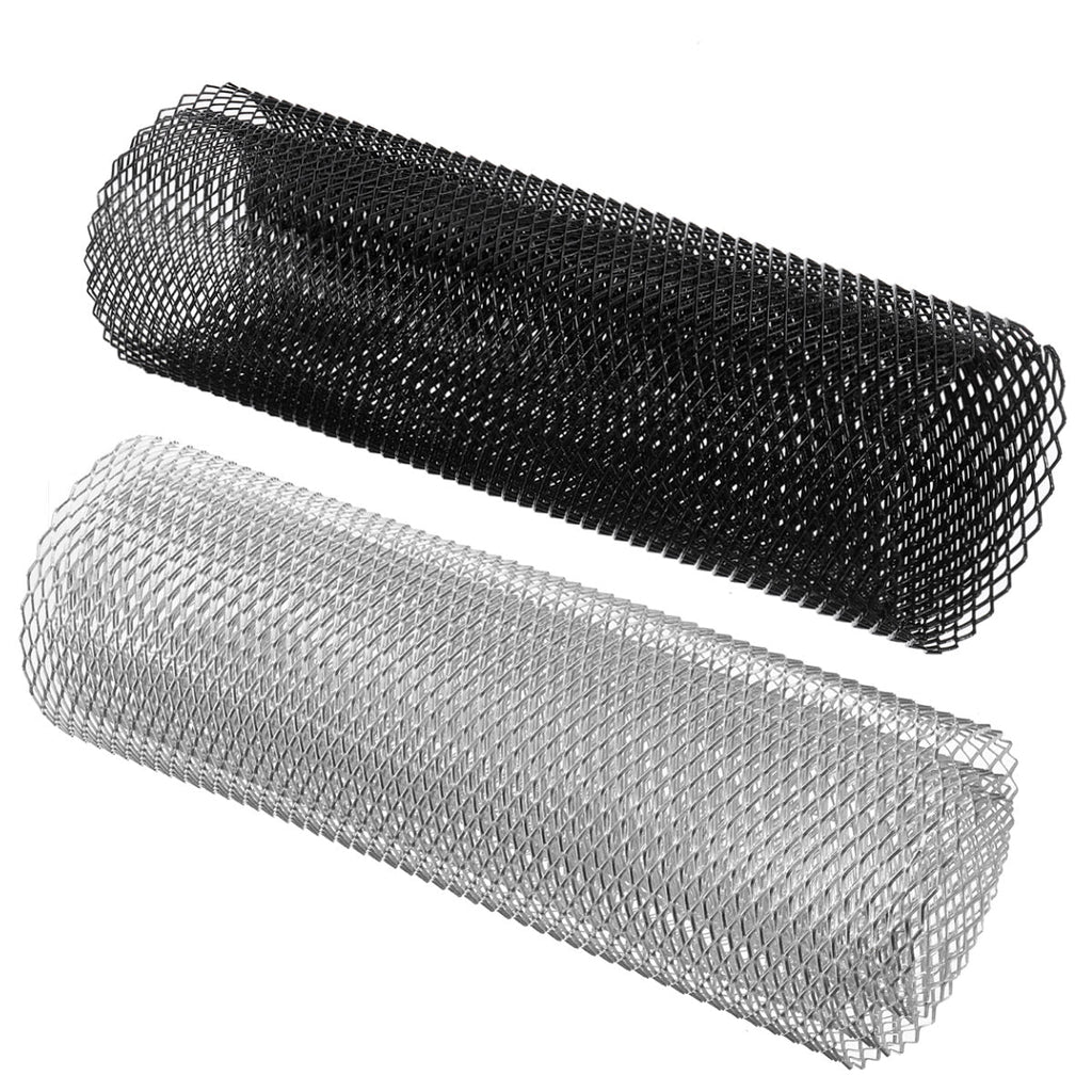 100x33cm Aluminium Car Bumper Grille Grill Mesh Net Vent 10x5mm