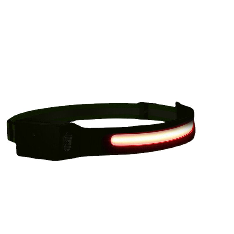 350LM COB LED Induction Riding Headlamp USB Rechargeable Waterproof 5 Modes Light Torch For Running Fishing Hunting Outdoor Work Light