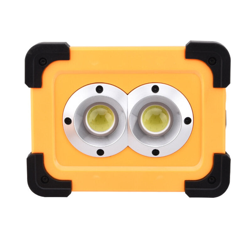 USB Solar Charging Camping Light Waterproof 4 Modes 180° Handle Adjustable Spotlight Searchlight Emergency Lantern