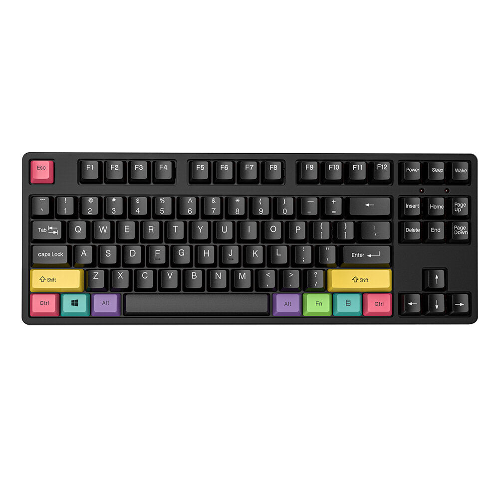 87 Keys Mechanical Programming Gaming Keyboard Triple Mode With Detachable Panel