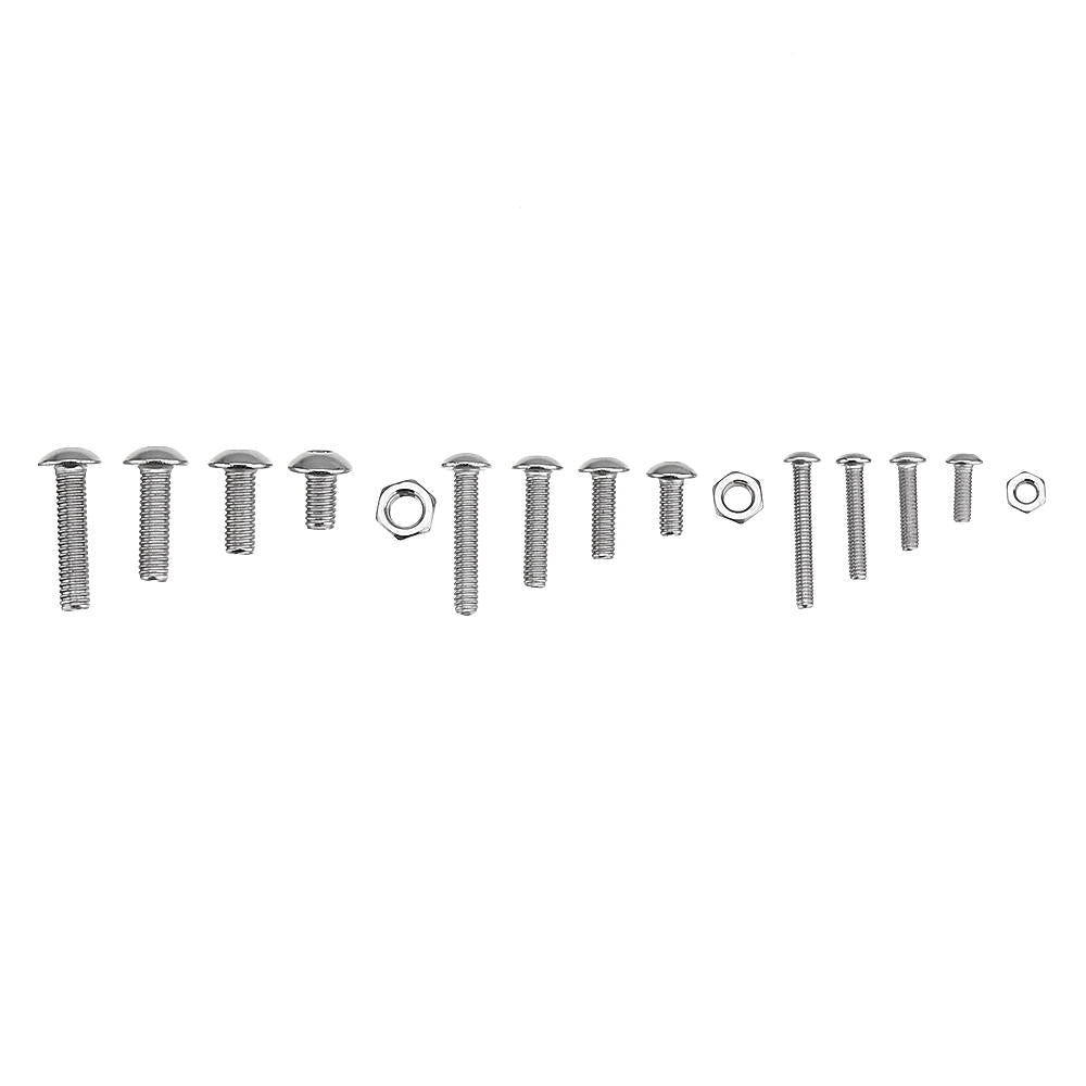M3 M4 M5 Carbon Steel Screw Hex Socket Cap Head Bolt Nut Assortment 440Pcs