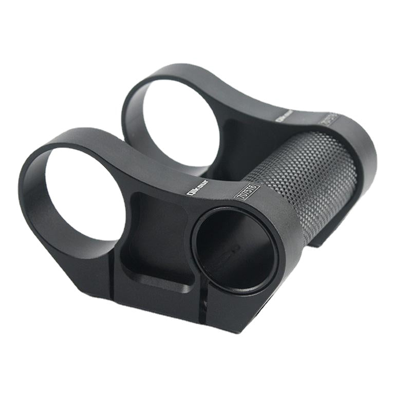 Folding Bike CNC Lightweight 7075 T6 Aluminum Double Stem BMX T-head Tube Adapter 25.4mm 31.8mm