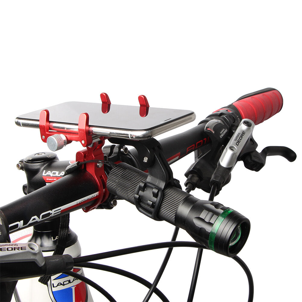 60-100mm Bike Phone Holder Aluminum Alloy 270 Rotation Bicycle Motorcycle Phone Mount Cycling