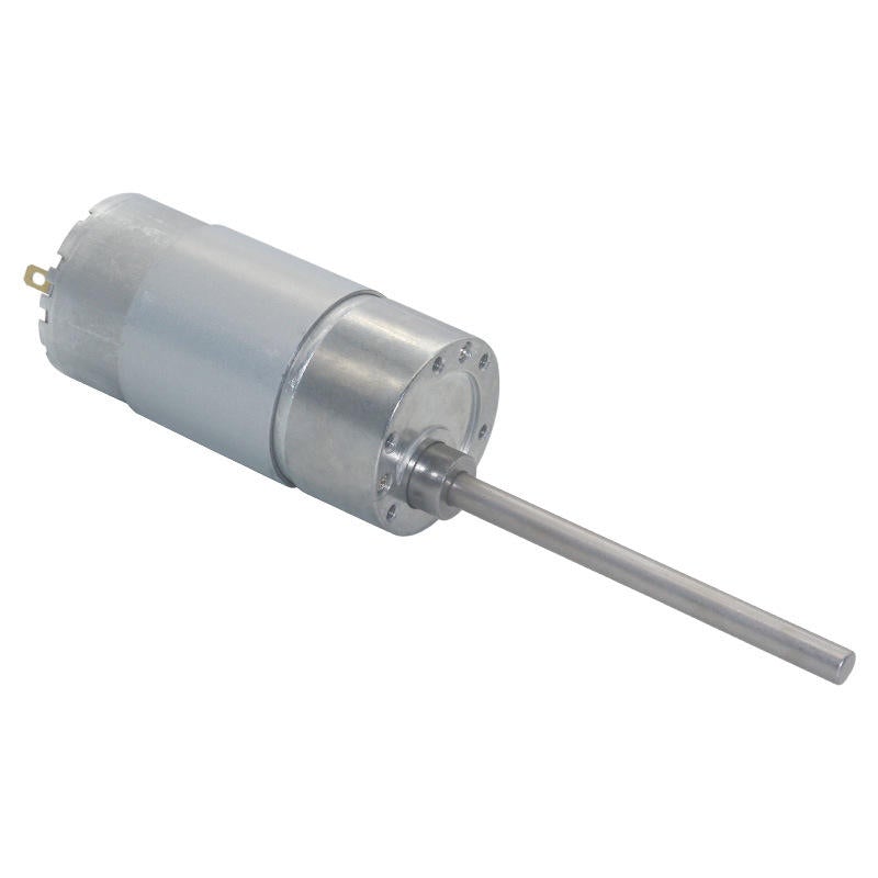 DC 12/24V Micro Gear Reduction Motor 130RPM 75.5mm Extended Shaft Gear Motor