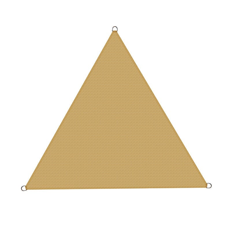Triangle Sun Shade Sail Waterproof UV-proof Shade Net Garden Swimming Pool