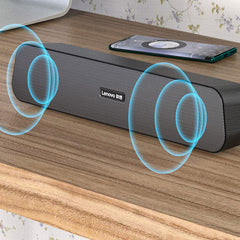 USB 3.5mm Wired Speaker Multimedia Desktop Loudspeaker 52mm Dual Drivers Hi-Fi Stereo Soundbar for Computer Laptop