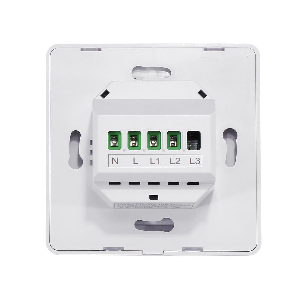 WiFi Smart Light Switch Push Button Smart Life/Tuya APP Remote Control Works with Alexa Google Home for Voice Control 1/2/3 Gang